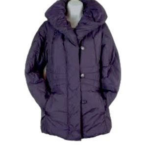 Larry Levine Women's Pillow Collar Down Filled Jacket ~ Sz S